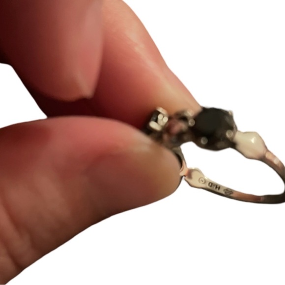 Harley-Davidson Silver Ring with Black Stones 💍 - Picture 2 of 4